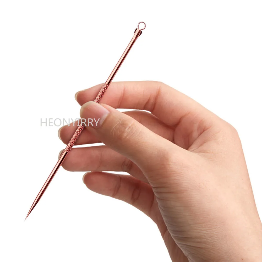 how to use needle and loop blackhead remover